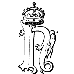 Crowned P monogram