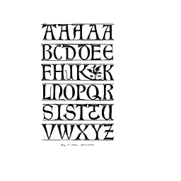 Bold uncial capitals