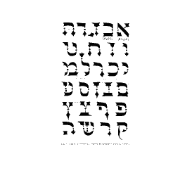 Hebrew letter alphabet
