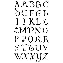 Variant drawn capitals
