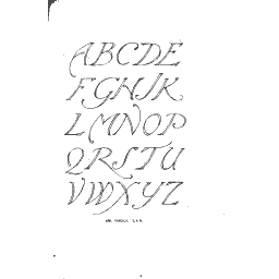 Sloped drawn capitals