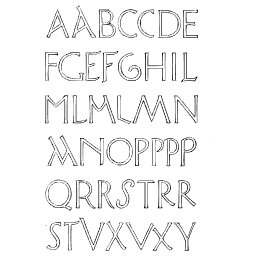 Roman capital variants