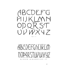 Light gothic capital pair