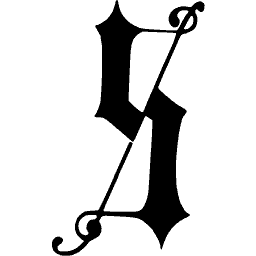 Blackletter S 01