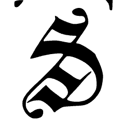 Blackletter S 02