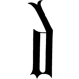 Blackletter D 01