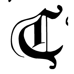 Blackletter C 01