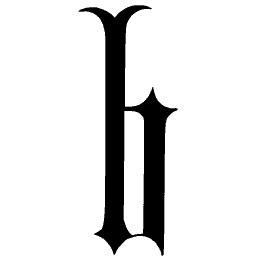 Blackletter h 03