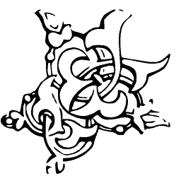 Knotwork initial