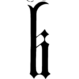 Blackletter h 05