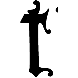 Blackletter t 01