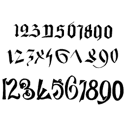 Medieval numerals 02