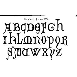 Pointed gothic capitals
