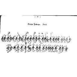 Small arabesque lowercase