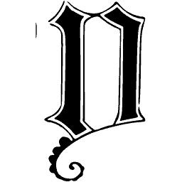 Blackletter N