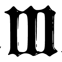 Blackletter M
