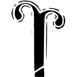 Blackletter T 01