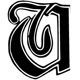 Lined lombardic U