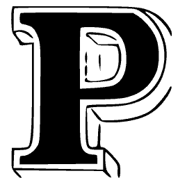 Outlined P 01