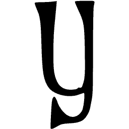 Blackletter y 01