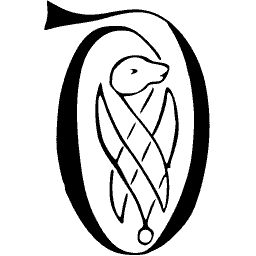 Bird in an oval initial