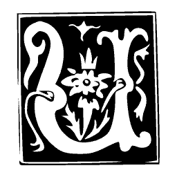 Floral U panel