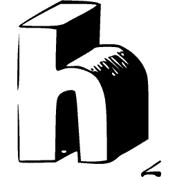 Block h with shadow