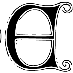Outlined E