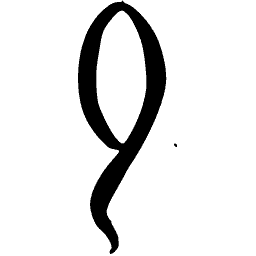 Outlined numeral 1 02