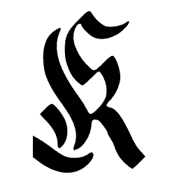 Blackletter R