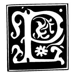 Floral P panel