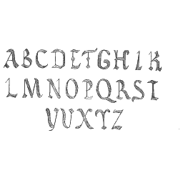 Ninth-century capital alphabet