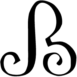 Blackletter B 03