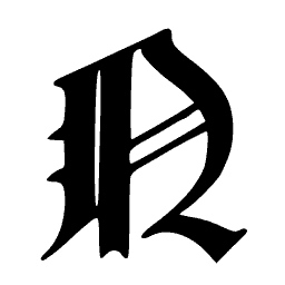 Blackletter R 01