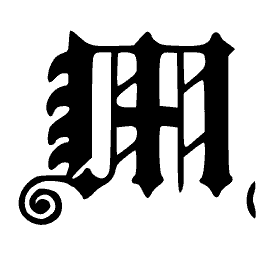 Blackletter M 02