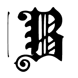 Blackletter B 01