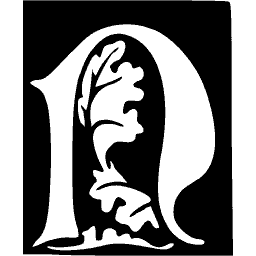 Oak-leaf initial N