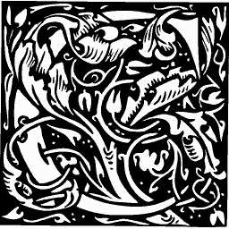 Foliate initial panel