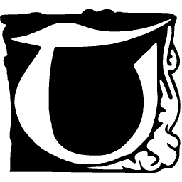 Leafy initial U