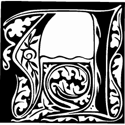 Foliate initial D 01