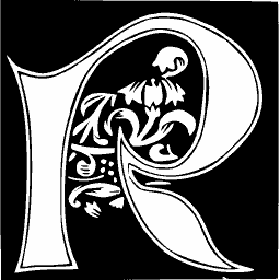 Foliate initial R 02