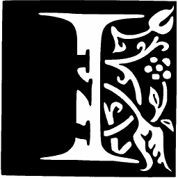 Foliate initial I 03