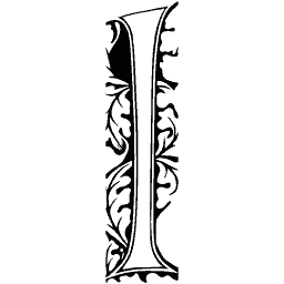 Foliate initial I 04