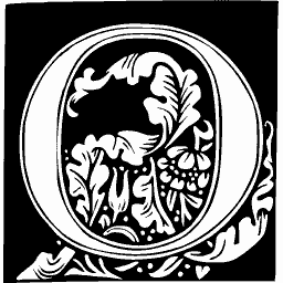 Foliate initial O 02