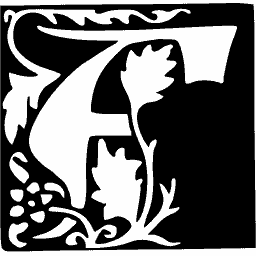 Foliate initial A 05