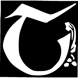 Foliate initial T 04