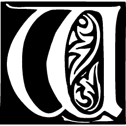 Foliate initial U 04