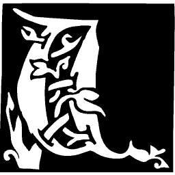 Foliate initial A 07