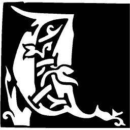Foliate initial T 08