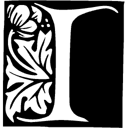 Foliate initial I 05